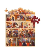Djeco Mese puzzle Artúr király 100 db-os - The King Arthur