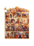 Djeco Mese puzzle Artúr király 100 db-os - The King Arthur