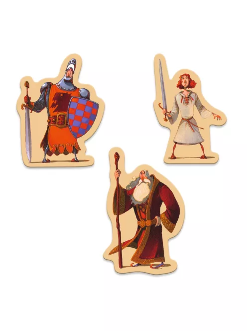 Djeco Mese puzzle Artúr király 100 db-os - The King Arthur