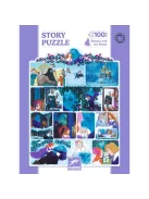 Djeco Mese puzzle A szépség és a szörnyeteg 100 db-os - Beauty and the Beast