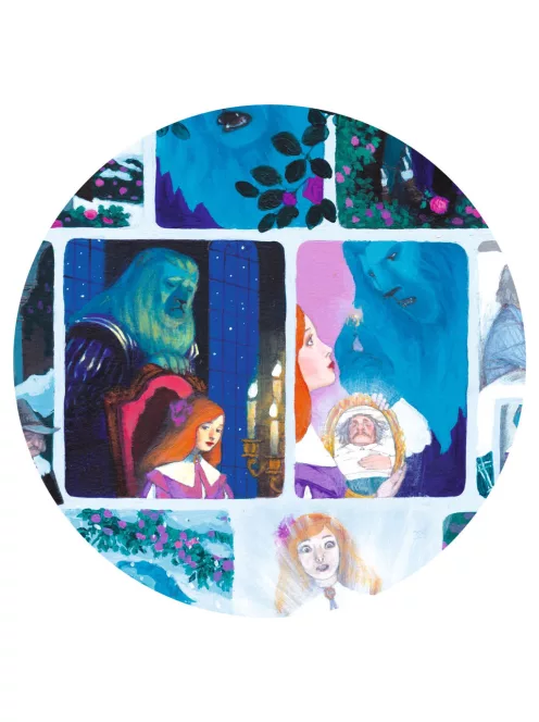 Djeco Mese puzzle A szépség és a szörnyeteg 100 db-os - Beauty and the Beast