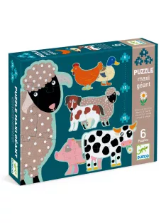 Djeco Óriás puzzle - Honoré & friends