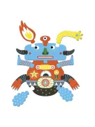 Djeco Óriás puzzle - Barbazul