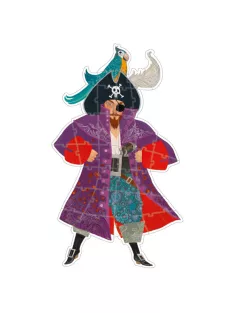 Djeco Óriás puzzle Kalóz Éliás - Elliott the pirate