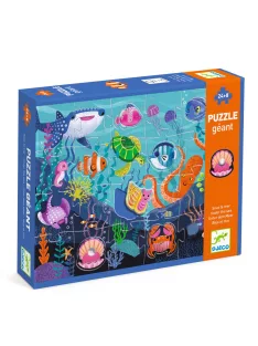 Djeco Óriás puzzle Tengerlakók 24+8 db-os - Taktilo sea