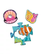 Djeco Óriás puzzle Tengerlakók 24+8 db-os - Taktilo sea