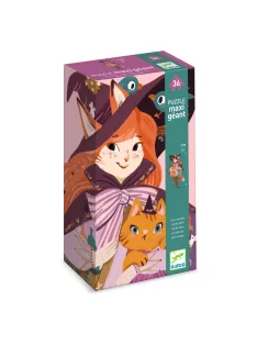   Djeco Óriás puzzle Lili a kis boszorka 36 db-os - Lily the witch