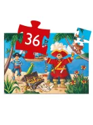 Djeco Formadobozos puzzle - Kalózok kincse