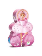 Djeco Formadobozos puzzle - Balerina virággal 