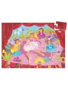 Djeco Formadobozos puzzle - Balerina virággal 