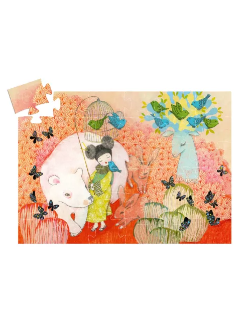 Djeco Formadobozos puzzle Kokesi baba - Kokeishi