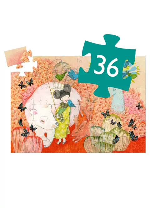 Djeco Formadobozos puzzle Kokesi baba - Kokeishi