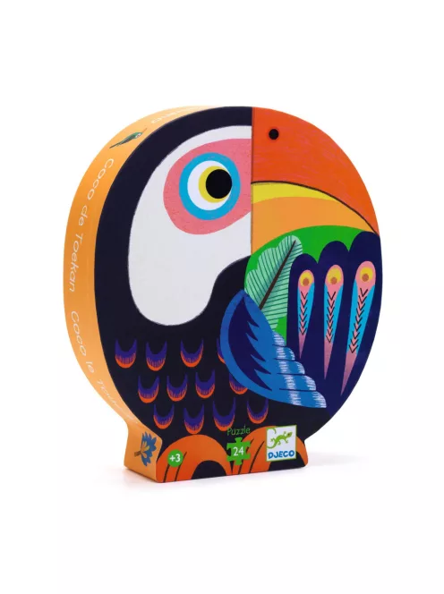 Djeco Formadobozos puzzle - Koki Tukán