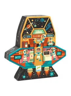   Djeco Formadobozos puzzle Űrállomás 54 db-os - Space station