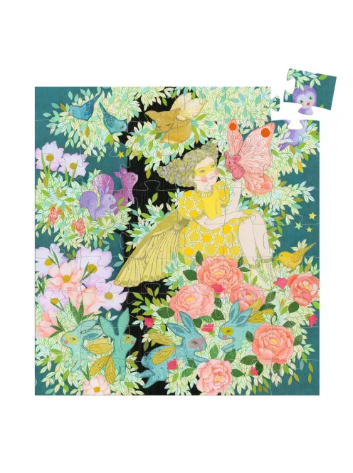 Djeco Formadobozos puzzle Flóra álomfája 54 db-os - Flora's Tree
