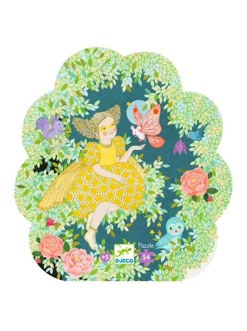 Djeco Formadobozos puzzle Flóra álomfája 54 db-os - Flora's Tree