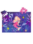 Djeco Formadobozos puzzle Ella a sellő 36 db-os - Ella the mermaid