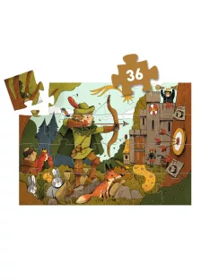 Djeco Formadobozos puzzle Robin Hood 36 db-os - Robin Hood