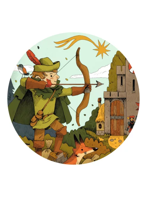 Djeco Formadobozos puzzle Robin Hood 36 db-os - Robin Hood