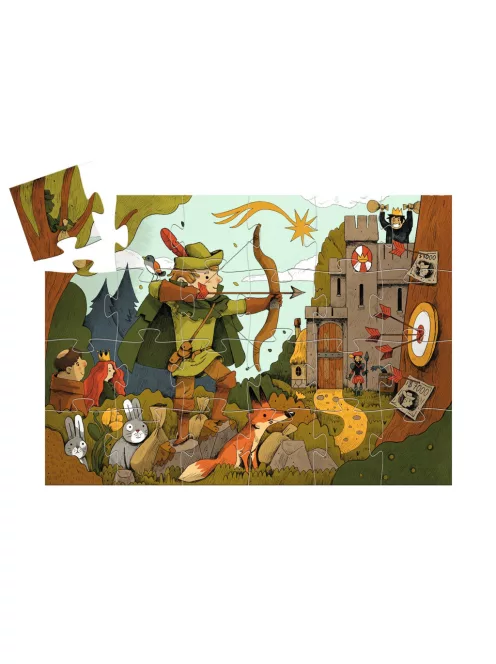Djeco Formadobozos puzzle Robin Hood 36 db-os - Robin Hood