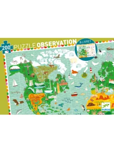   Djeco Megfigyeltető puzzle Lenyűgöző világ - Around the world