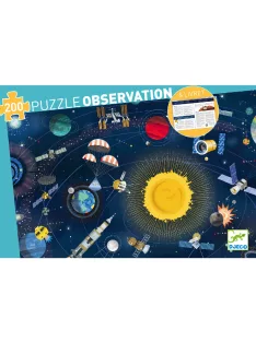 Djeco Megfigyeltető puzzle - A világűr, 200 db