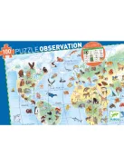 Djeco Megfigyeltető puzzle Föld állatai - Animals of the earth