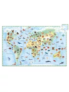Djeco Megfigyeltető puzzle Föld állatai - Animals of the earth