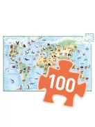 Djeco Megfigyeltető puzzle Föld állatai - Animals of the earth