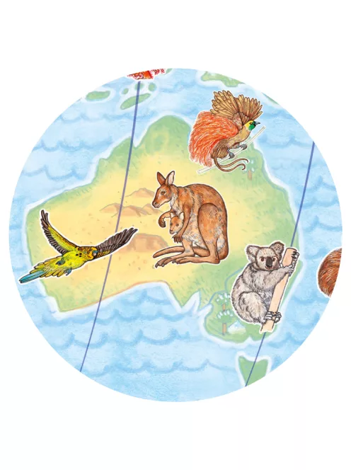 Djeco Megfigyeltető puzzle Föld állatai - Animals of the earth