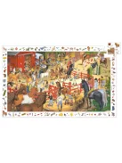 Djeco Megfigyeltető puzzle Lovaglás 200 db-os - Horse riding