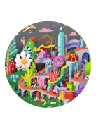 Djeco Megfigyeltető puzzle Őrült város 200 db-os - Crazy Town