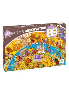 Djeco Megfigyeltető puzzle, történelem - spirál puzzle