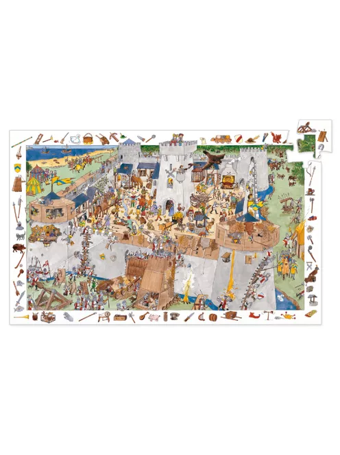 Djeco Megfigyeltető puzzle - Bevehetetlen vár