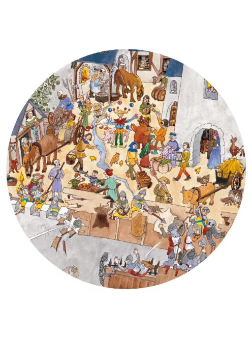 Djeco Megfigyeltető puzzle - Bevehetetlen vár
