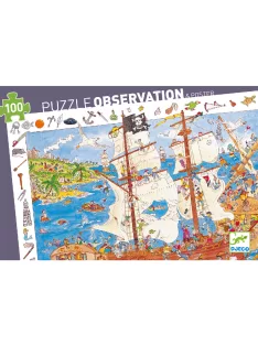 Djeco Megfigyeltető puzzle - Kalózok - Pirates