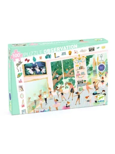   Djeco Megfigyeltető puzzle Balett iskola 100 db-os - The dance school