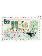 Djeco Megfigyeltető puzzle Balett iskola 100 db-os - The dance school