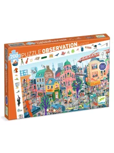 Djeco Megfigyeltető puzzle A város 200 db-os - The city