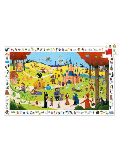 Djeco Megfigyeltető puzzle Mesék 54 db-os - Tales