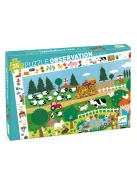 Djeco Megfigyetetlő puzzle A farm 35 db-os - The farm