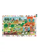 Djeco Megfigyetetlő puzzle A farm 35 db-os - The farm