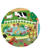 Djeco Megfigyetetlő puzzle A farm 35 db-os - The farm