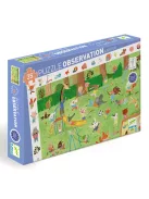 Djeco Megfigyeltető puzzle Kisbarátok a kertben 35 db-os - Little friends' garden