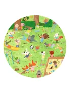 Djeco Megfigyeltető puzzle Kisbarátok a kertben 35 db-os - Little friends' garden