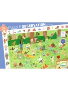 Djeco Megfigyeltető puzzle Kisbarátok a kertben 35 db-os - Little friends' garden