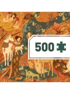 Djeco Művész puzzle, Egyszarvú és a hölgy, 500 db