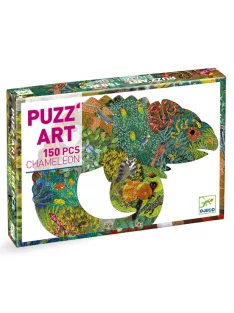 Djeco Művész puzzle, Kaméleon