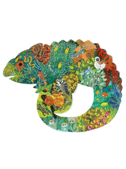 Djeco Művész puzzle, Kaméleon