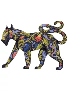 Djeco Művész puzzle, Fekete párduc, 150 db